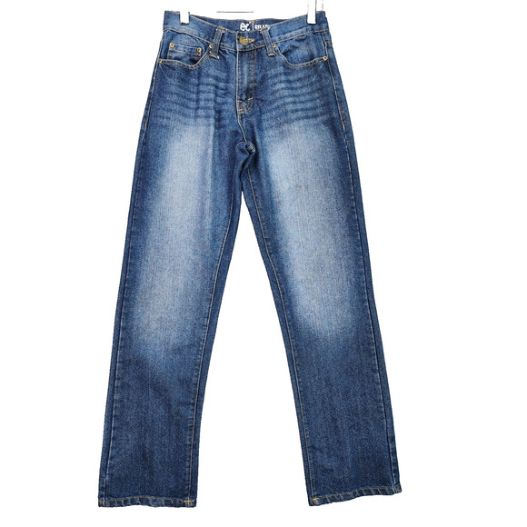 Lee Dungarees Women Jeans 26x28 Relaxed Bootcut Western Cowboy Style Faded Denim - Picture 2 of 10